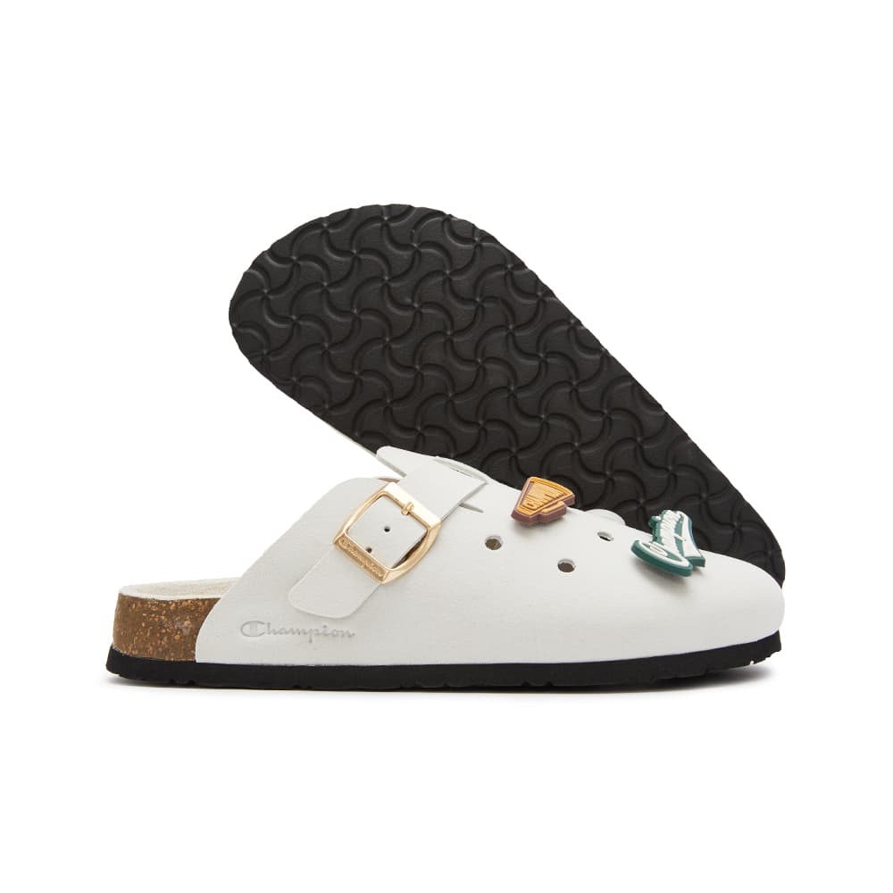 Сандалии Champion Многоцветная обувь Birkenstock унисекс пемзовый серый шампанское золото - изображение 2