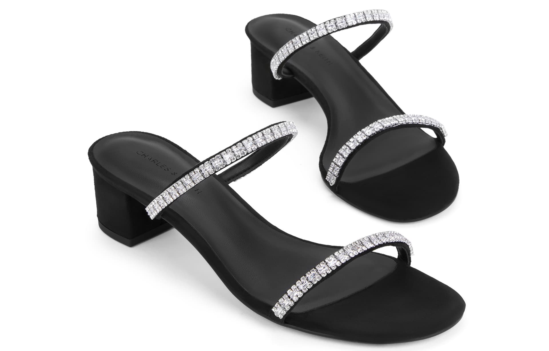 Шлёпанцы CHARLESKEITH ck PU 4.1cm BLACK TEXTUREDSilver - изображение 3