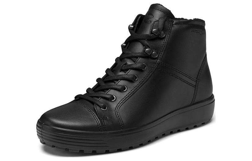 Кроссовки Ecco Soft 7 High Top Black - изображение 2