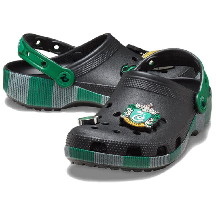 Сабо Crocs ЭВА Sabo Rubber Unisex Черный Зеленый - изображение 4