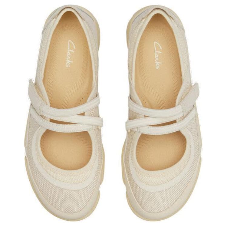 Clarks THREE Лепесток Обувь 2,0 Коллекция Туфли Мэри Джейн Женские Белые - изображение 3