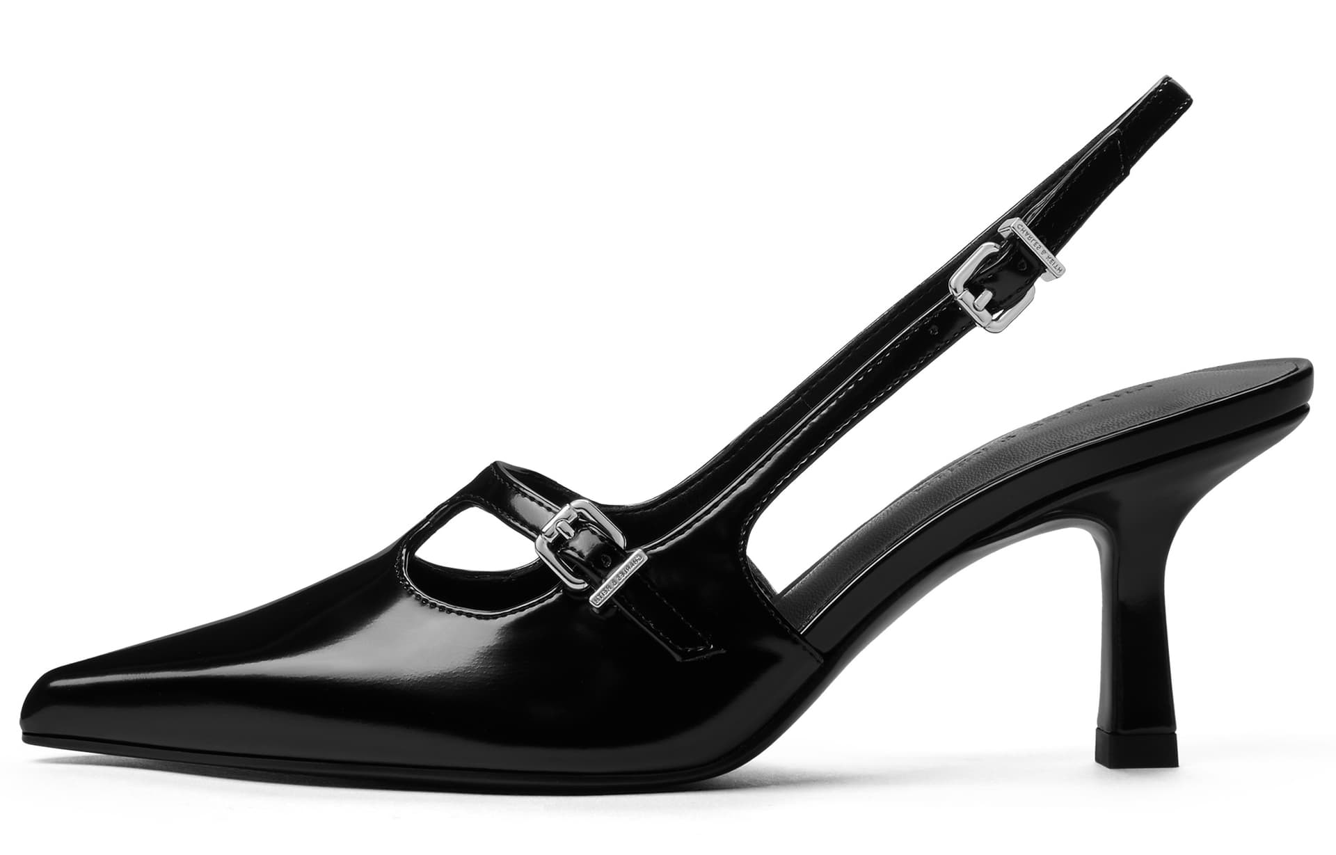Туфли CHARLES KEITH Маленький Ck ПУ (полиуретан) Узкий каблук Высокие каблуки 7 см Женские - изображение 2