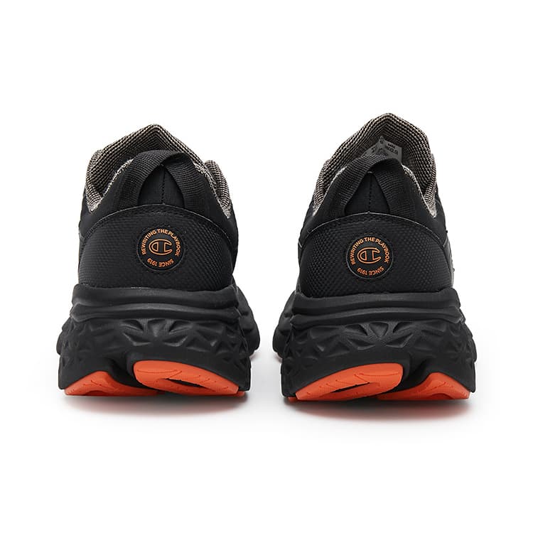 Кроссовки для бега Champion Low Top Беговые кроссовки Мужские Черный Окисленный оранжевый - изображение 4