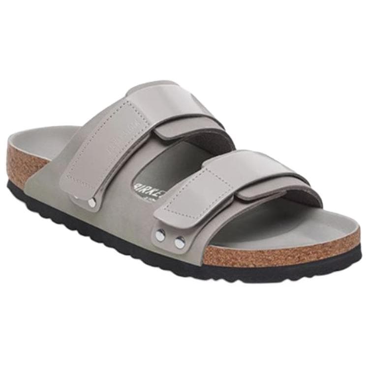 Сандалии Birkenstock Uji ЭВА Шлепанцы Унисекс Лаймово-серый Обычный (стандартный) Свободный покрой - изображение 2