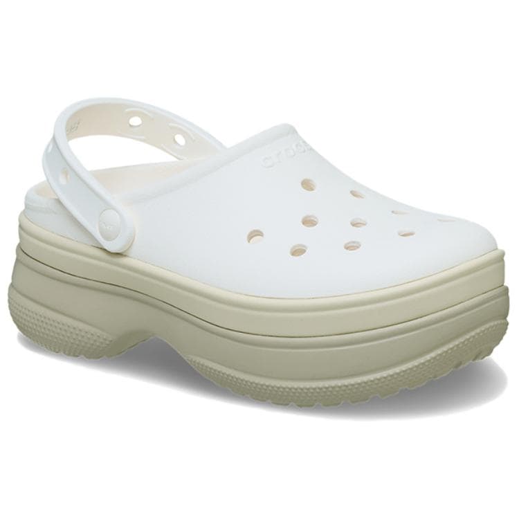 Сабо Crocs Stacked ЭВА Сабо Резиновые Унисекс Белый - изображение 2