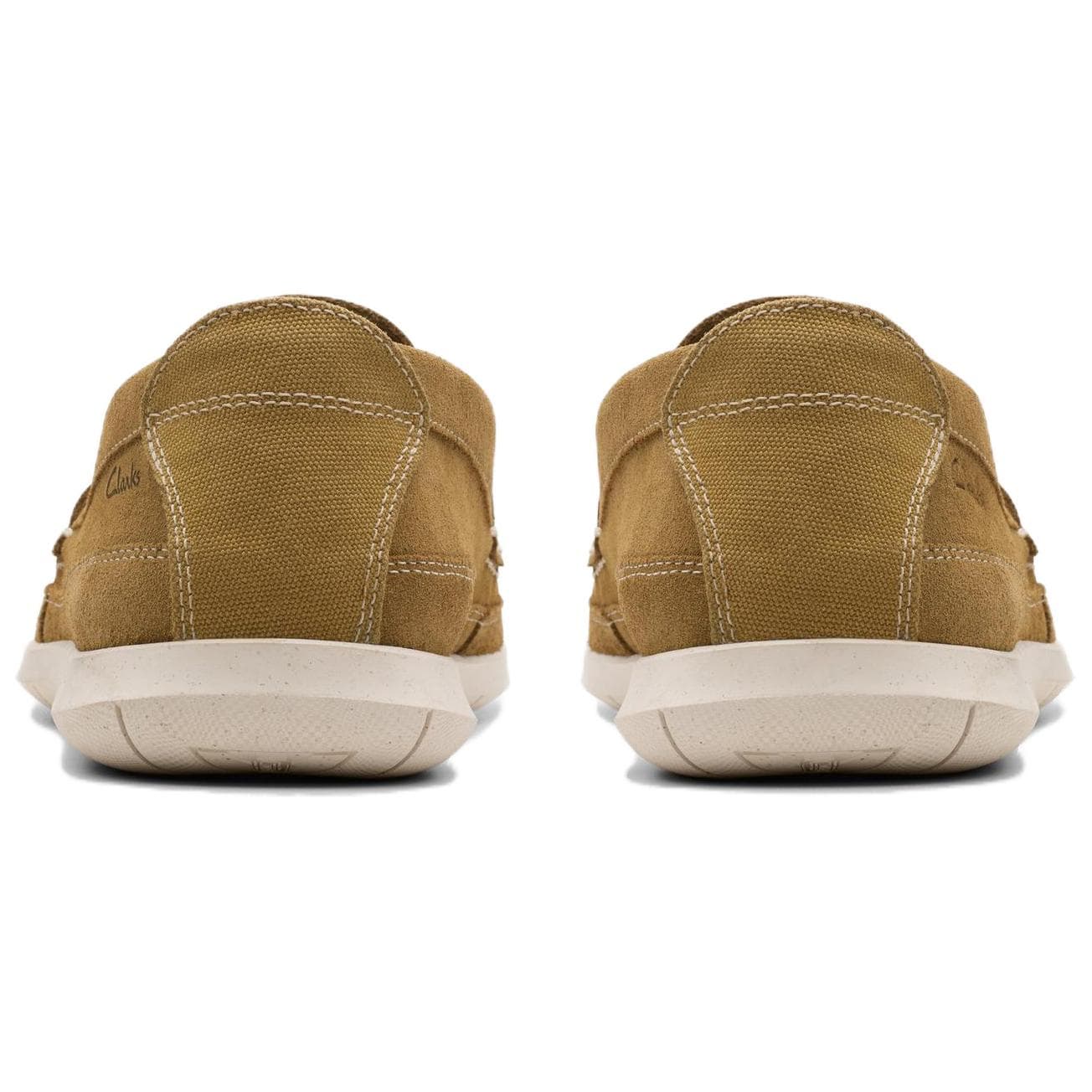 Лоферы Clarks Flexway Полоска Искусственная замша Лоферы Мужские Песочный - изображение 5