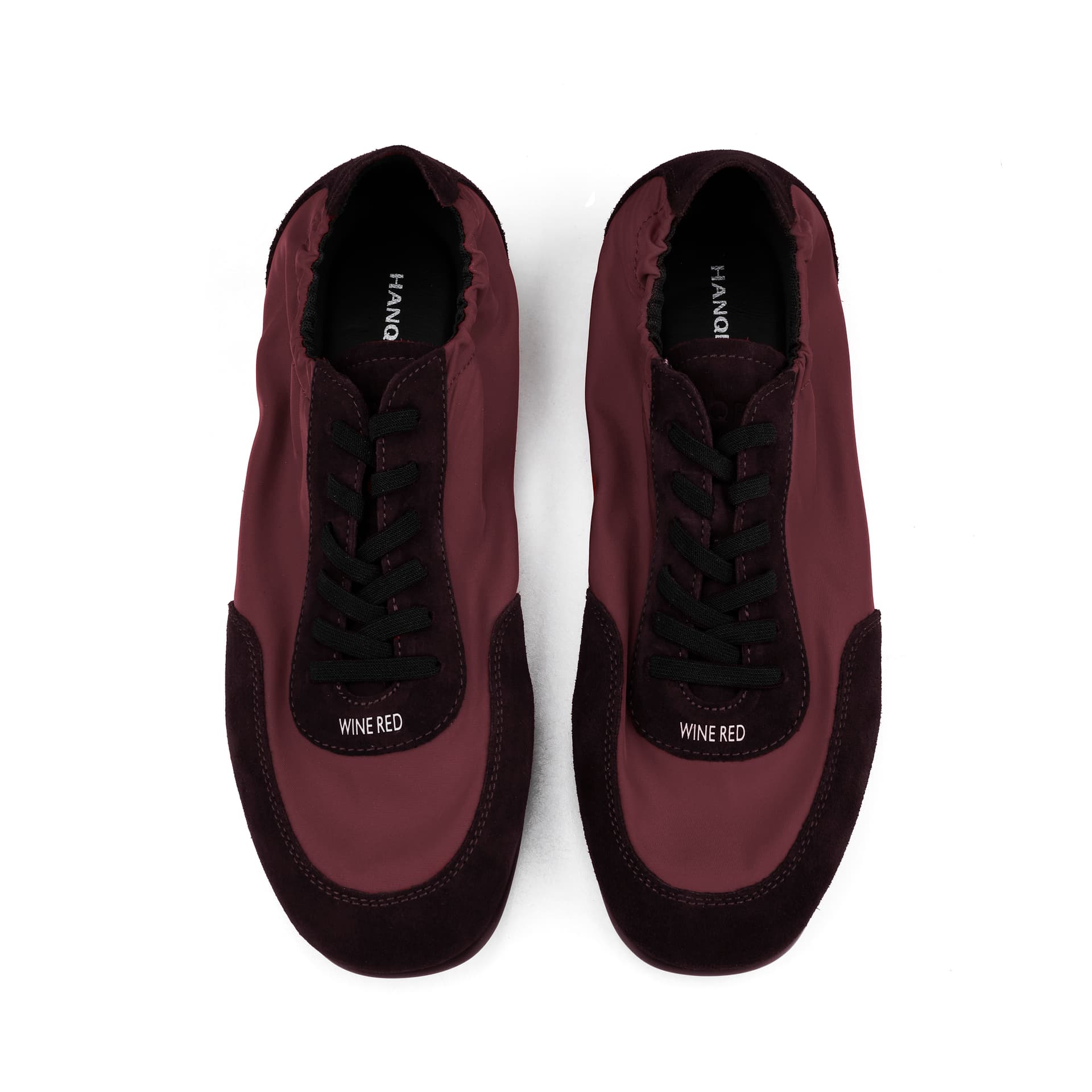Кроссовки HANQIAORIJI Black Blood Collection Коровья замша Противоскользящая и Дышащая Низкий Верх Повседневная Обувь Мужская - изображение 5