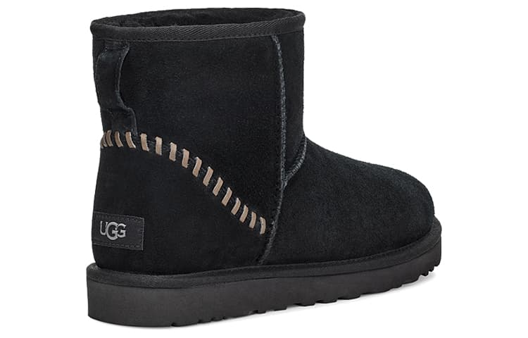 Ботинки зимние UGG Classic Mini Black - изображение 4