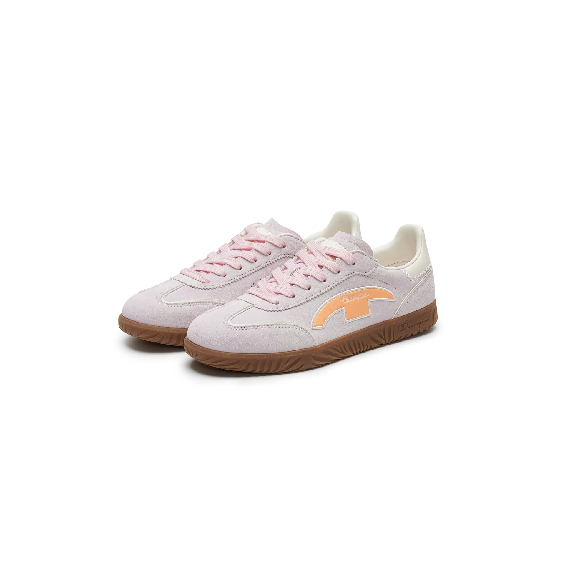 Кроссовки Champion T Trainers 2,0 Low Топ Скейтборд Обувь Женская Розовый Ромб Мягкий Персиковый - изображение 2