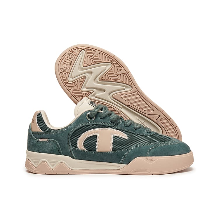 Кроссовки Champion Low Top Скейтборд Обувь Женская Темно-зеленый Мох Тост Коричневый - изображение 2