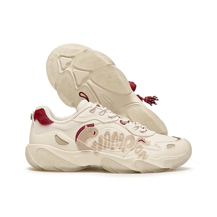 Кроссовки Champion Low Top Crepe Sneakers Женские Новогодний Красный - изображение 4