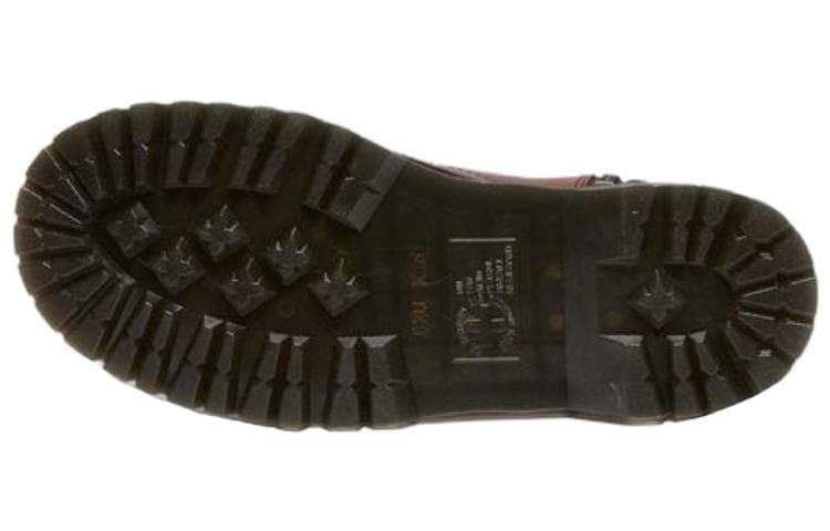 Ботинки Dr.Martens Jadon Кожа Короткий Ботильоны Женские Темно-кофейный - изображение 4