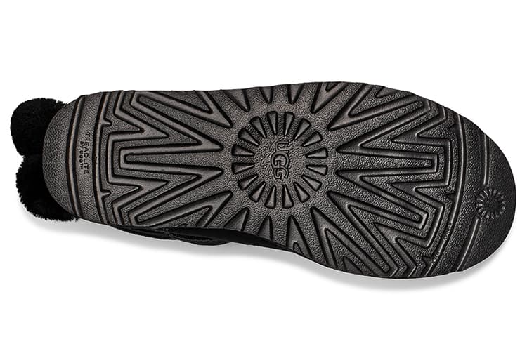 Ботинки зимние UGG Mini Bailey Bow Pom Black - изображение 6