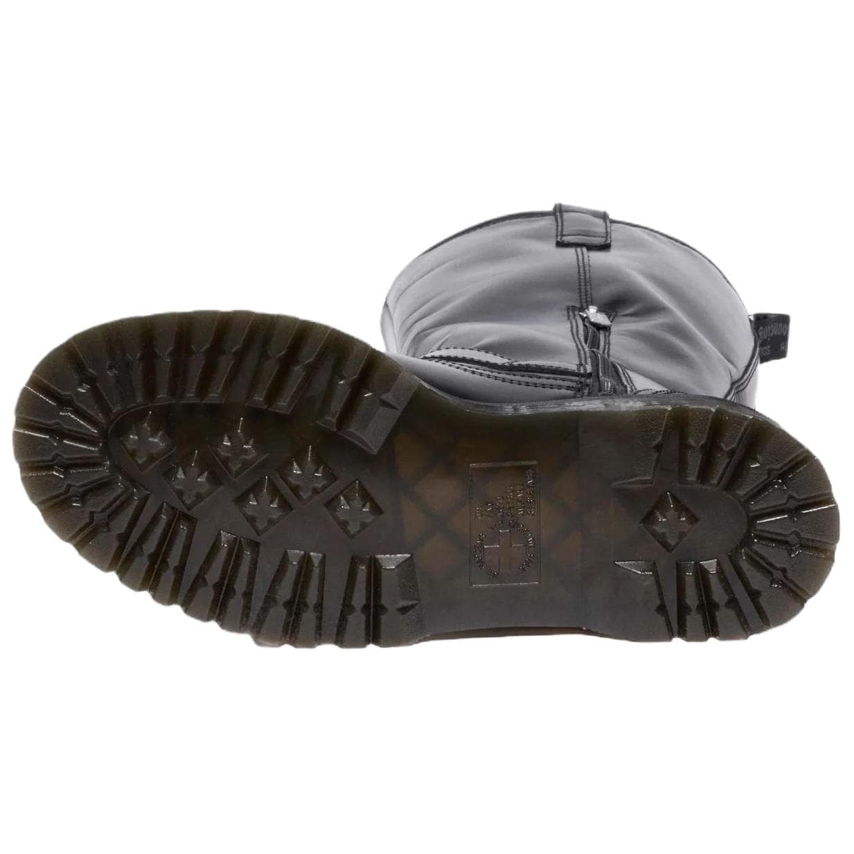 Ботинки Dr.Martens ANISTONE KH Кожа Высокие сапоги на колено 3,5 см Унисекс Черный - изображение 6