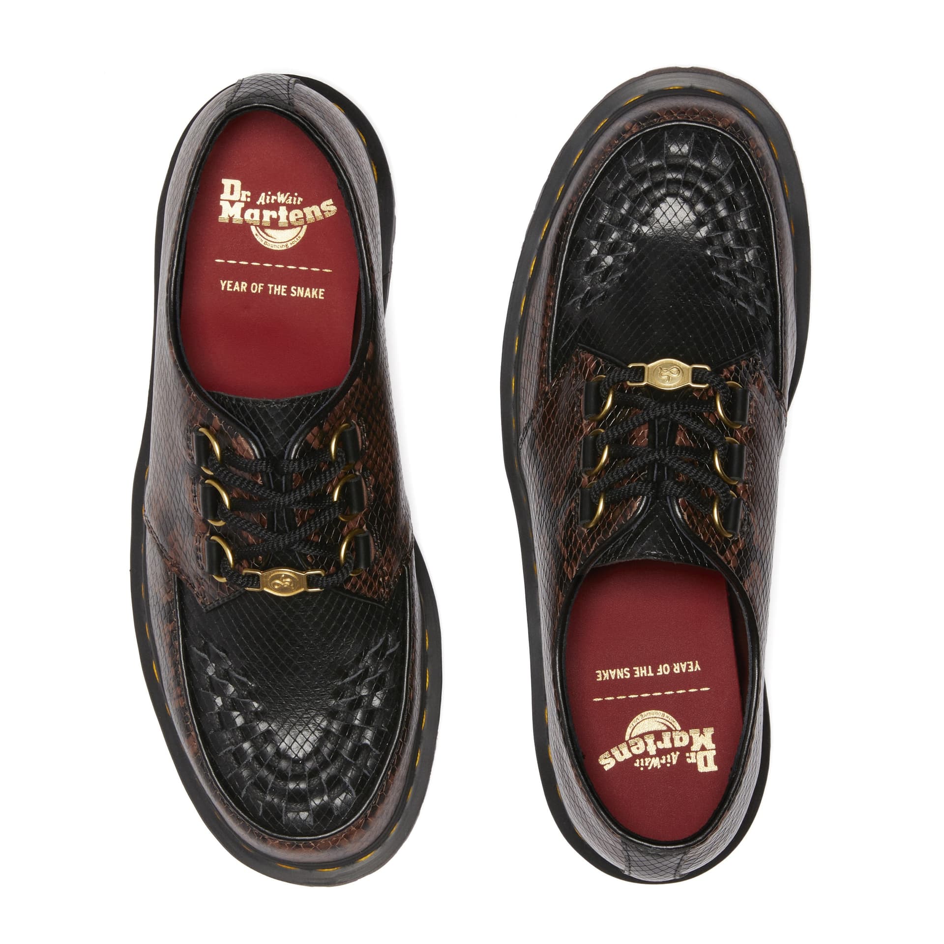 Dr.Martens Корова Кожа Повседневная Обувь Мужская Темно-Коричневая - изображение 4