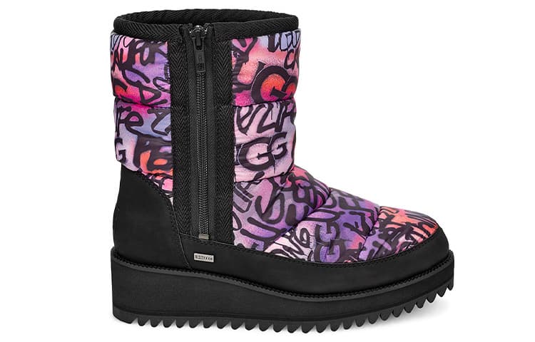 Ботинки зимние UGG Ridge Graffiti Pop Purple Black - изображение 2