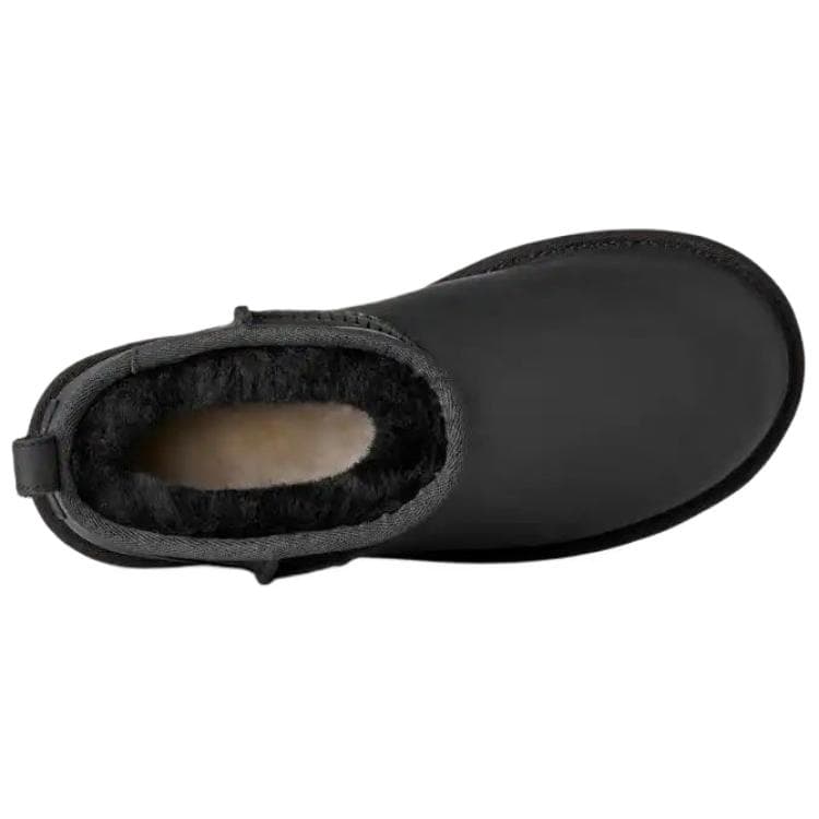 Ботинки зимние UGG CLASSIC ULTRA MINI Термостойкие Снежные Ботинки Женские Черные - изображение 5