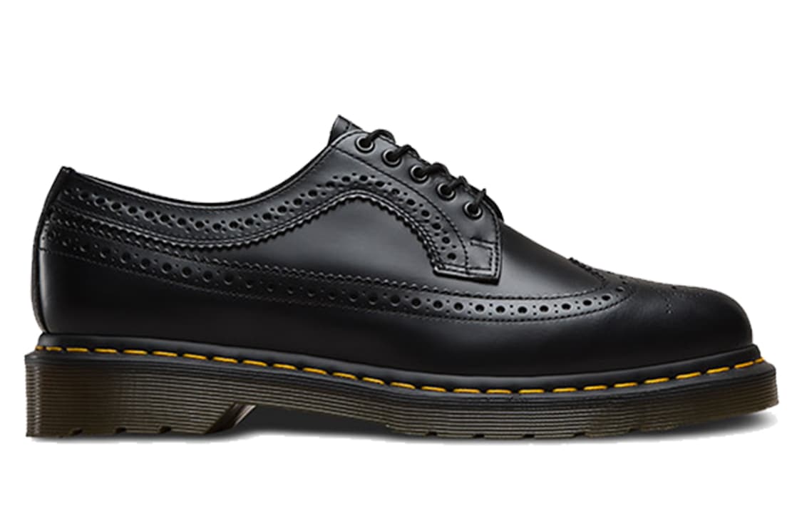 Кроссовки Dr. Martens Brogue 5-Eye Black - изображение 2