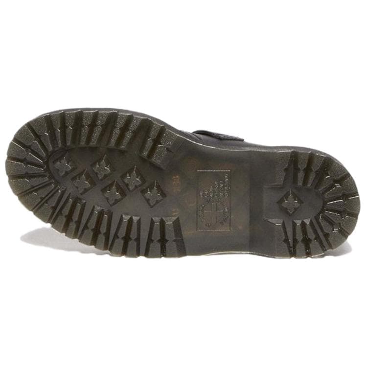 Тапочки Dr.Martens 1460 POLLEY BEX Кожа Повседневная обувь 3,5 см Женская Черная Розовая - изображение 5