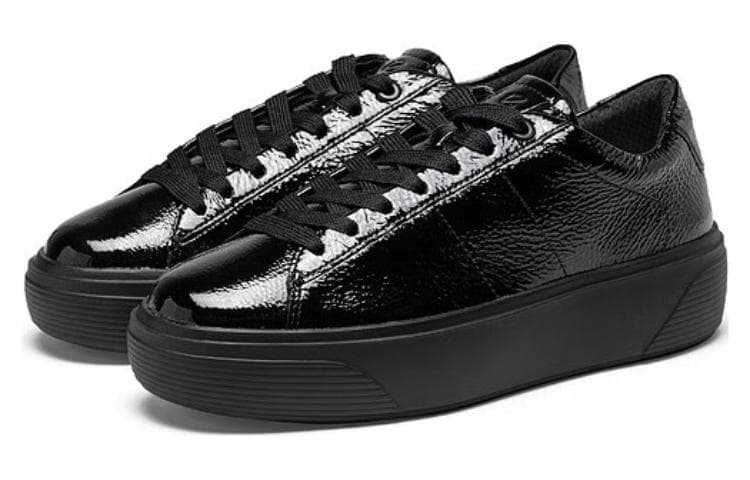 Кроссовки Ecco Low Top Black - изображение 4