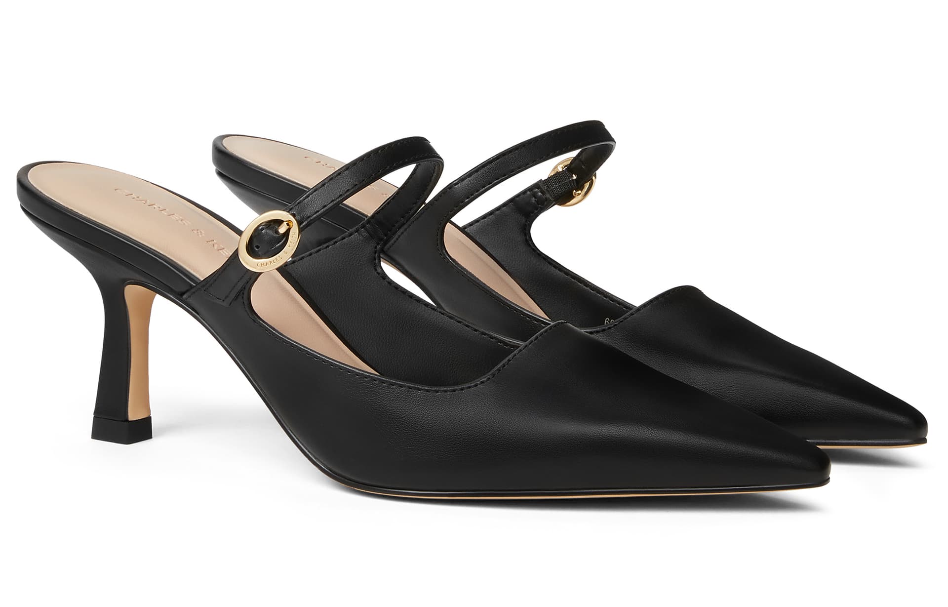Сандалии CHARLESKEITH ck PU 7.5cm NudeBlack - изображение 2