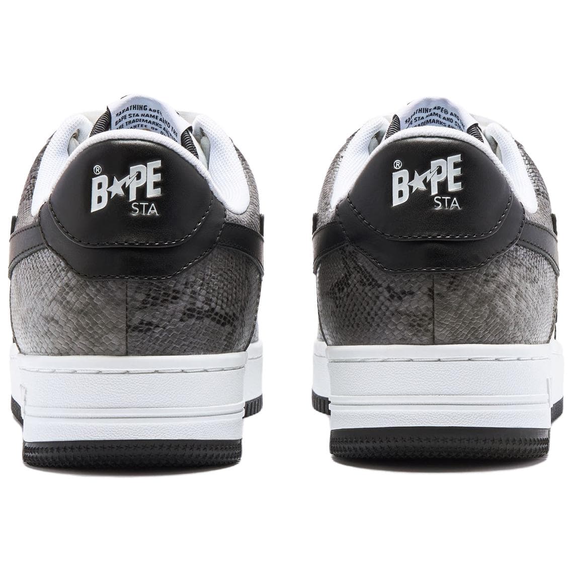 Кроссовки A BATHING APE STA Low Black White - изображение 4