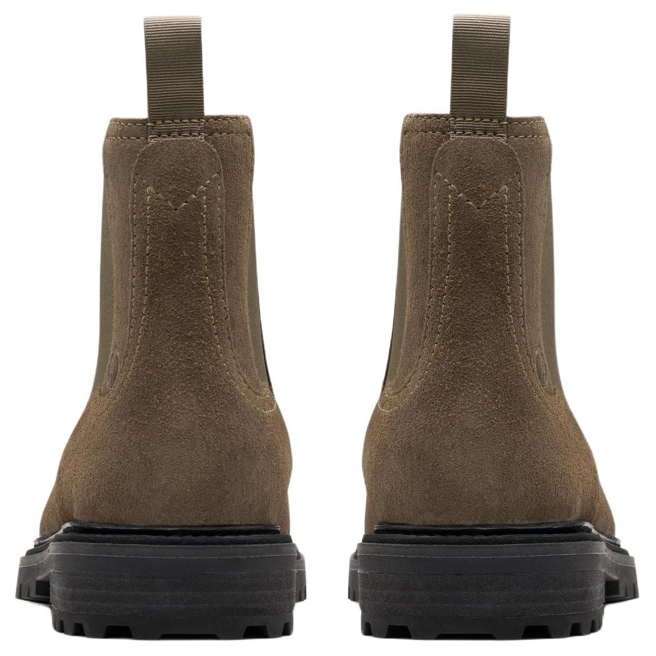 Ботинки челси Clarks Короткий Челси Мужской Серый - изображение 5