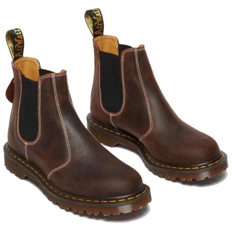 Ботинки челси Dr.Martens Короткий Челси Унисекс Коричневый - изображение 3
