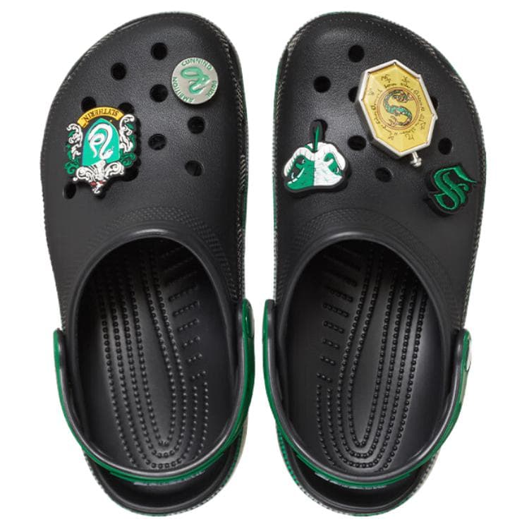 Сабо Crocs ЭВА Sabo Rubber Unisex Черный Зеленый - изображение 5