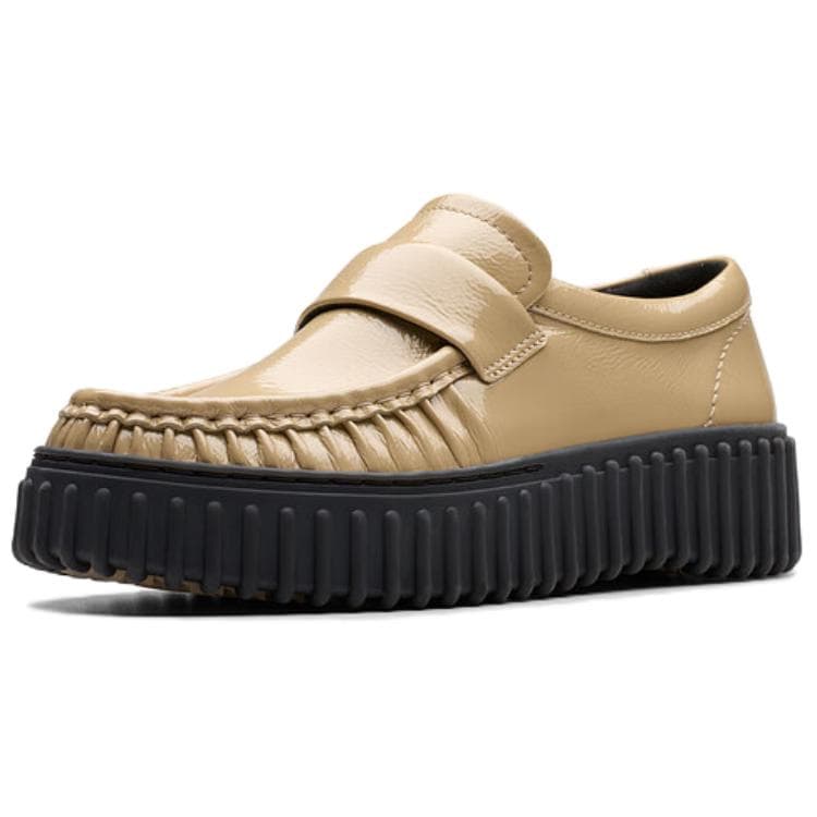 Лоферы Clarks Коровья кожа Удобные Лоферы Женские Светло-коричневые - изображение 3