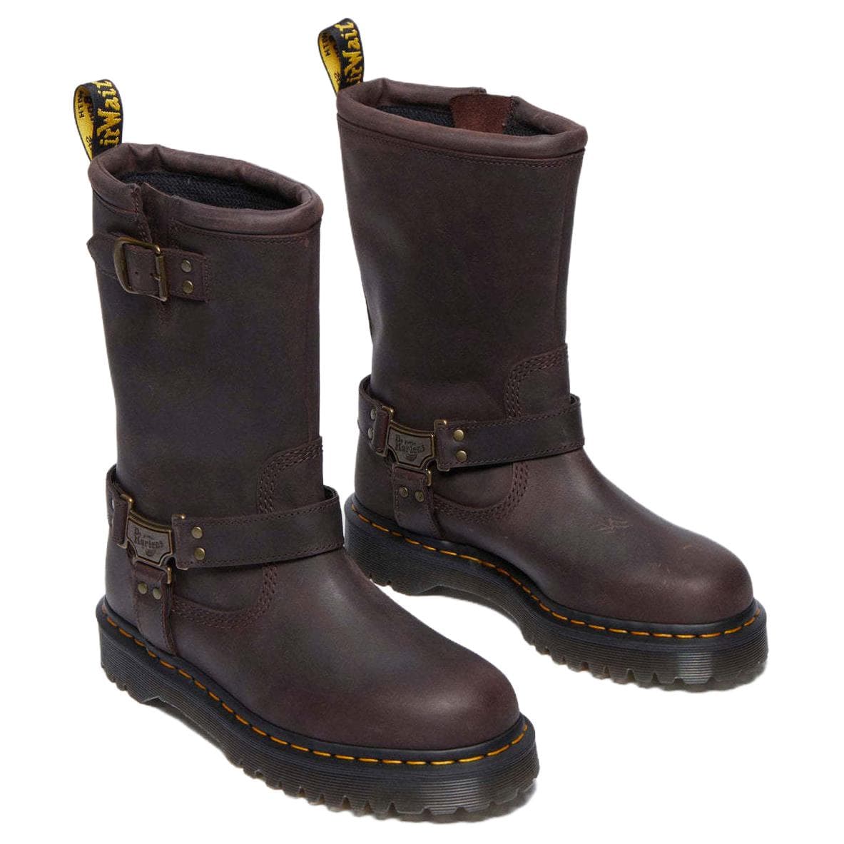 Сапоги Dr.Martens Женские ботильоны коричневого цвета - изображение 4