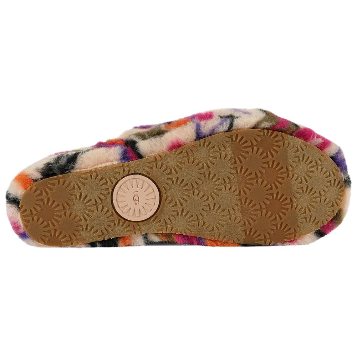 Шлёпанцы UGG FLUFF YEAH Овчина Одинарные Шнуровые Сандалии Женские Многоцветные - изображение 4