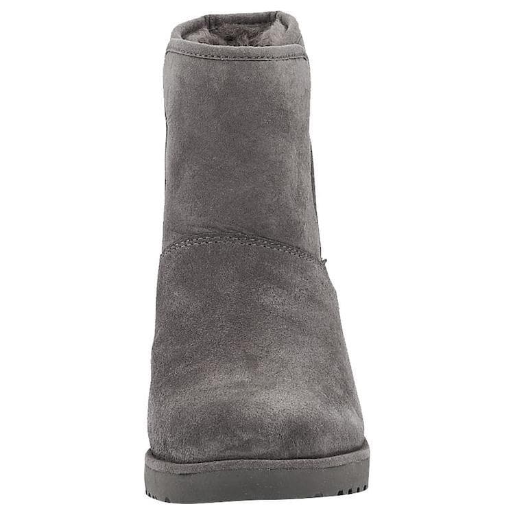 Ботинки зимние UGG Australia Kristin Замша Термические Короткие Снежные Ботинки Женские Серые - изображение 5