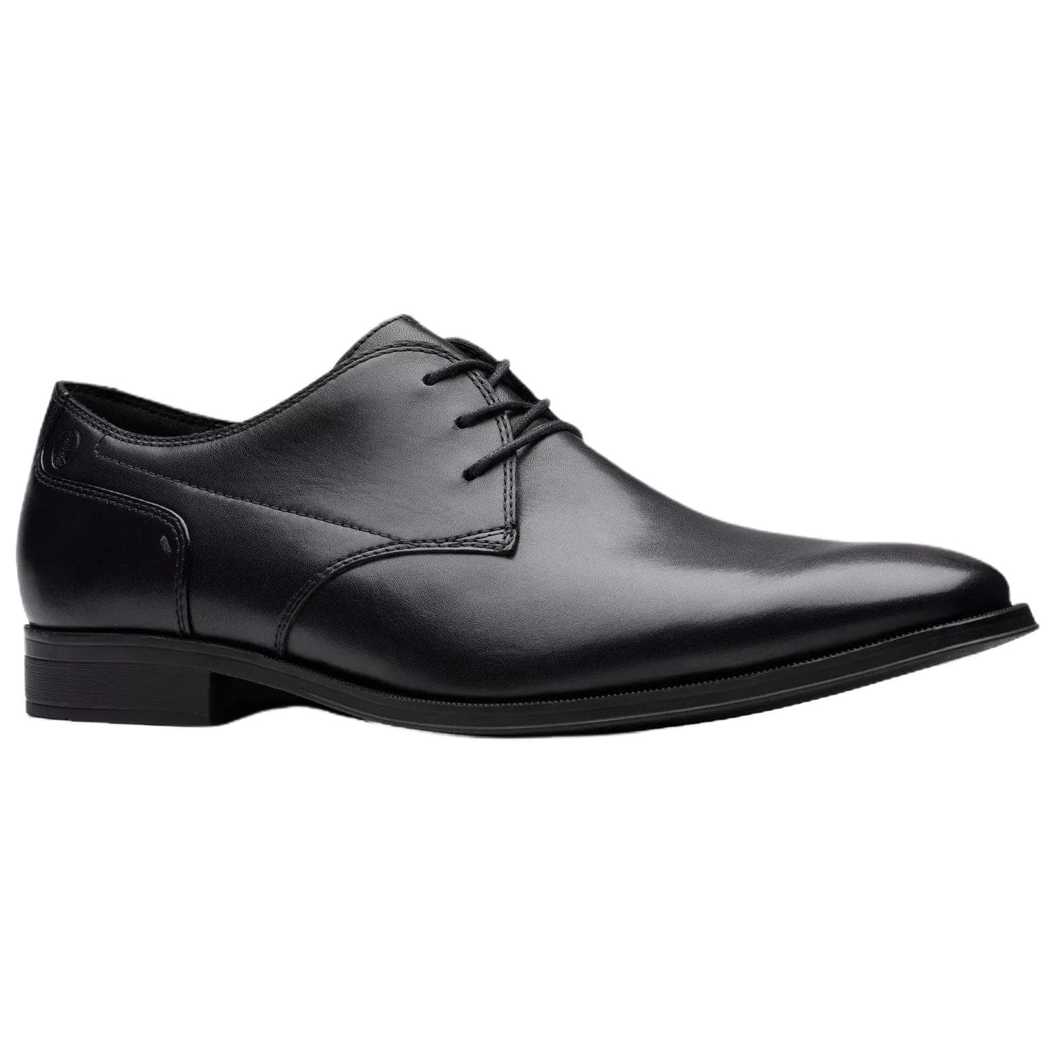 Clarks Paulton Кружево Кожа Мужские Туфли Черные - изображение 3