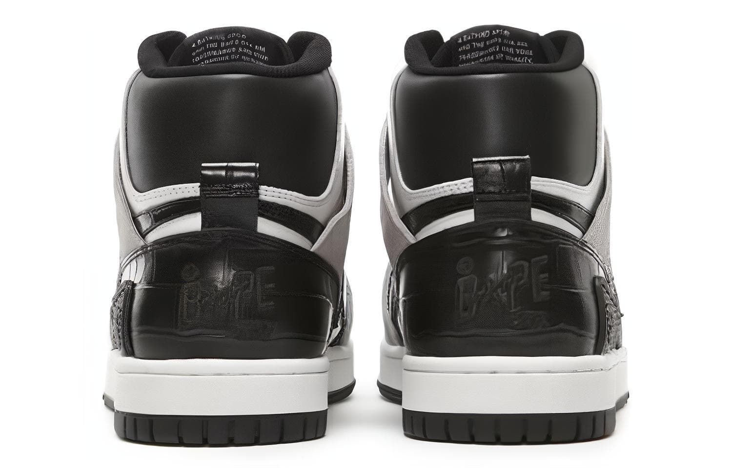 Кроссовки A BATHING APE STA 93 Hi Black - изображение 4