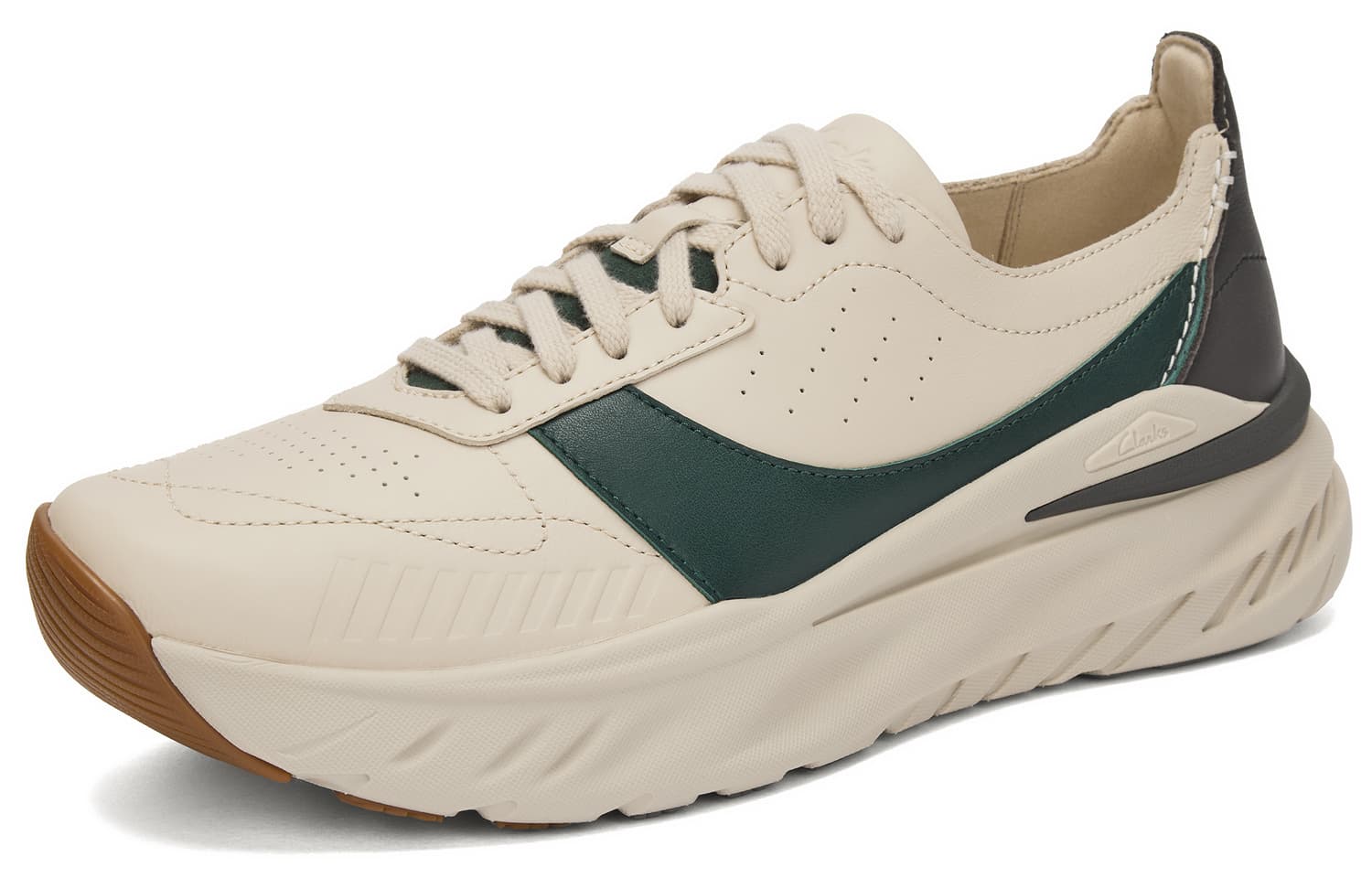 Ботинки Clarks Коровья кожа Повседневная обувь Мужская Зеленая - изображение 2