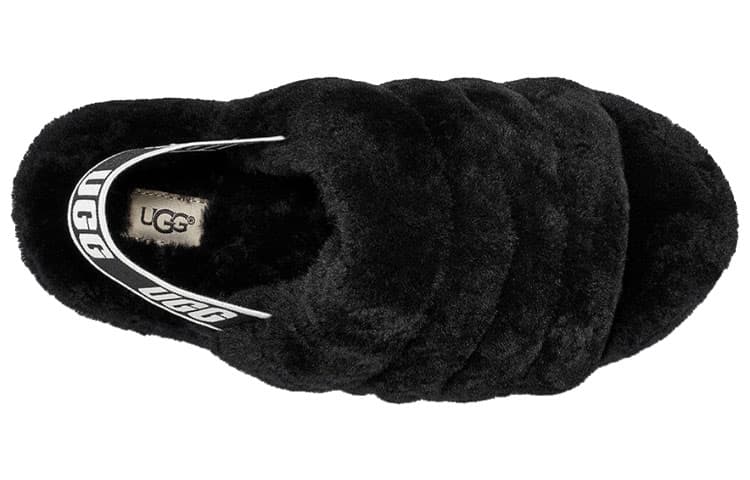 Шлёпанцы UGG Fluff Yeah Black - изображение 5