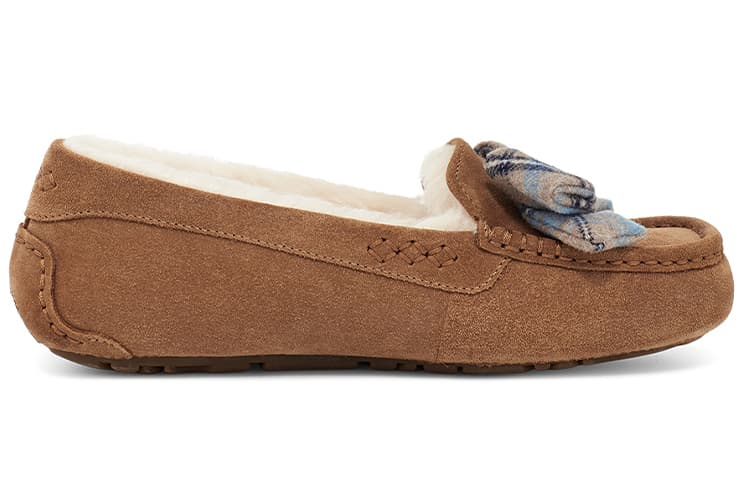 Тапочки UGG ANSLEY Plaid Bow - изображение 2