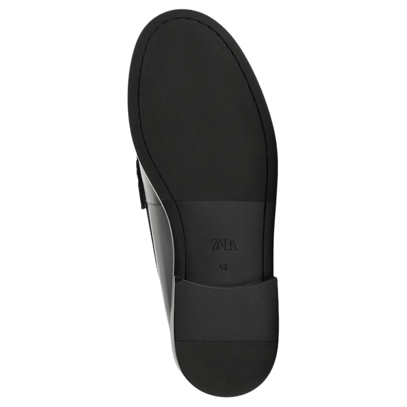 Лоферы ZARA Лоферы из коровьей кожи Мужские Черные - изображение 4
