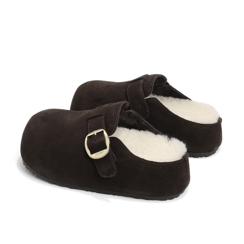 Сандалии CENTRAL KITTY TR Резина Пластиковая Мохнатая Обувь Birkenstock Унисекс Шоколад - изображение 3