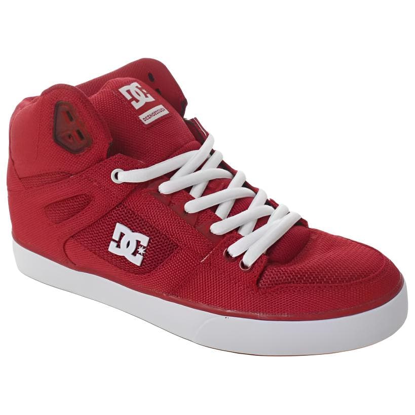 Кроссовки DCSHOES DC PURE Лицевая коровья кожа Унисекс Ярко-красный Хай-топы Повседневная обувь для скейтборда Термозащитный Противоскользящий Амортизация Быстросохнущий Износостойкий Баланс Легкий Дышащий Поддержка Увеличение роста Гигроскопичный - изображение 3