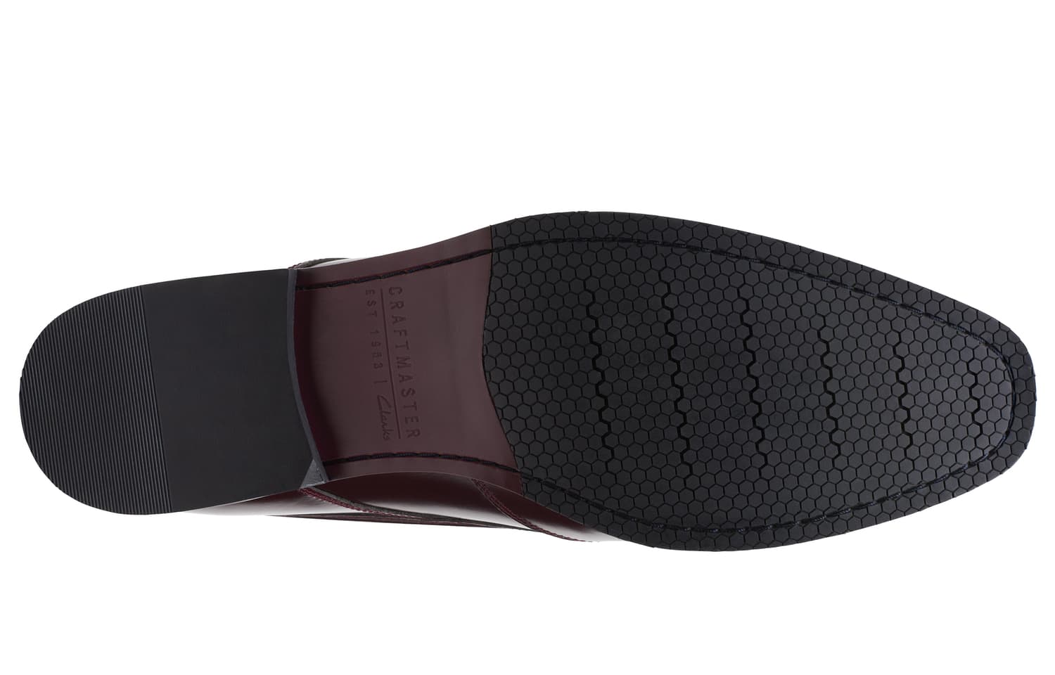Clarks Craft Collection Мужские туфли Темно-красные - изображение 5
