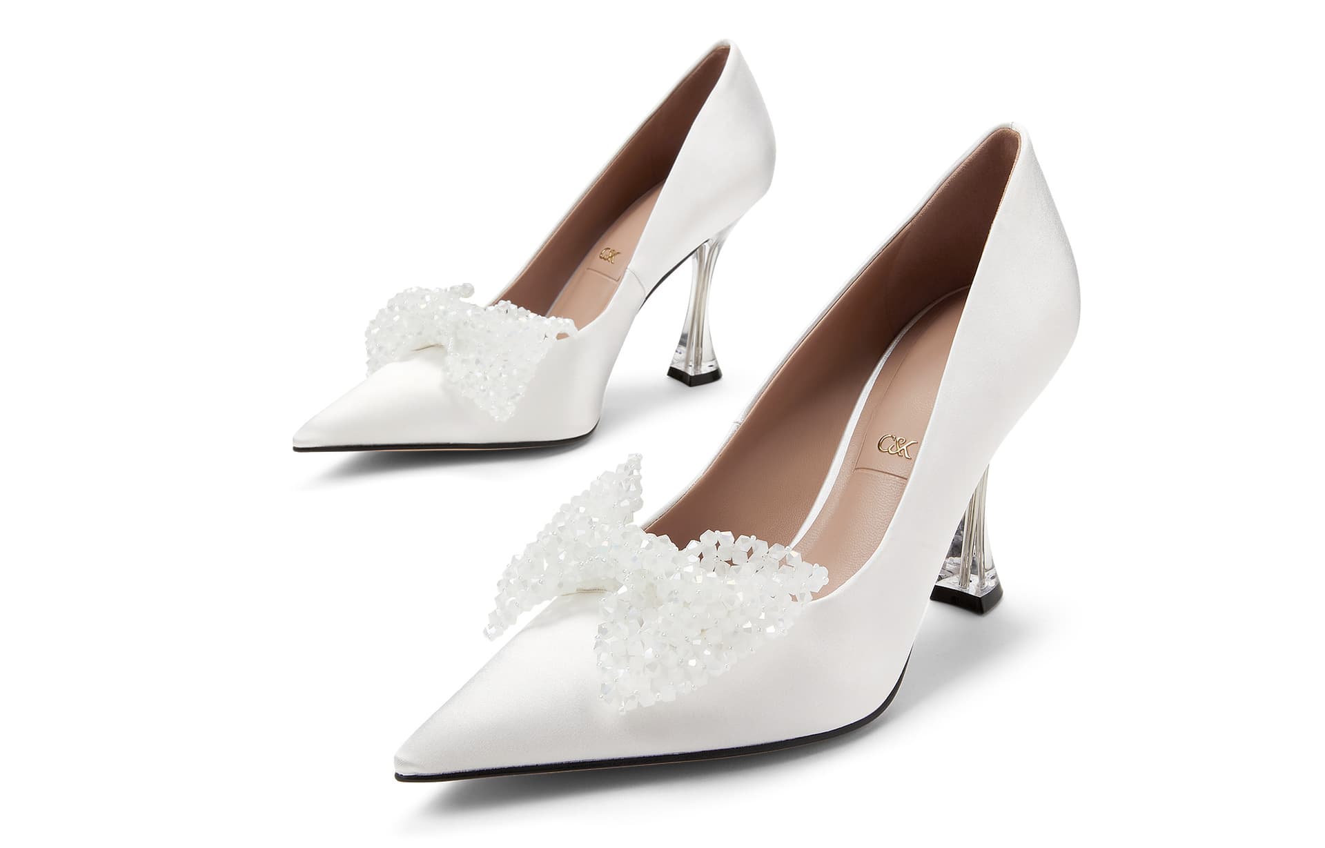 Тапочки CHARLESKEITH ck PU 9.3cm WhiteSilver - изображение 3