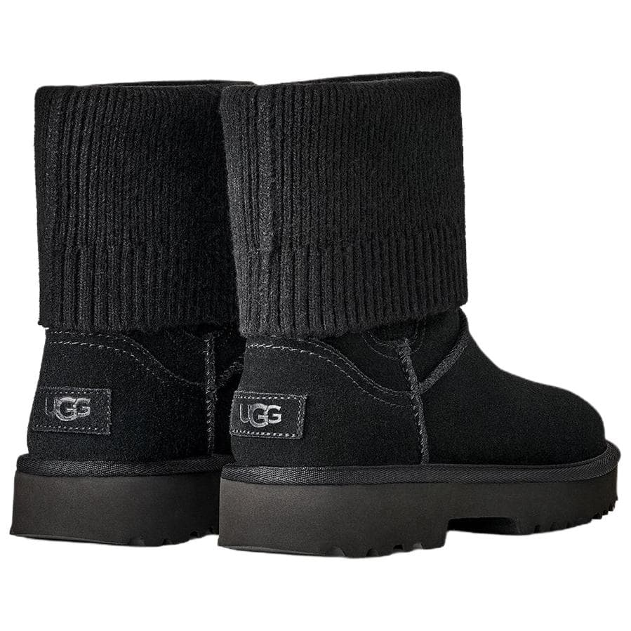 Ботинки челси UGG Classic Novelty Спилок Коровья Кожа Короткий Челси Женский Черный - изображение 4