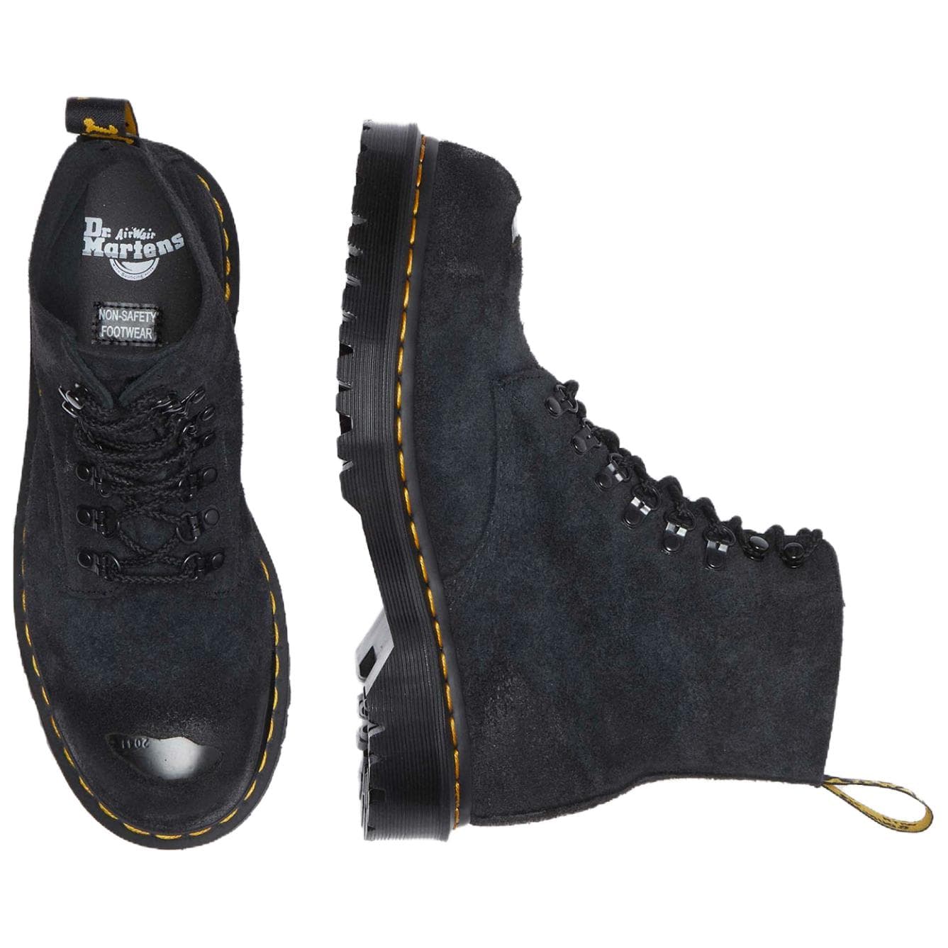 Ботинки Dr.Martens 1460 Короткие армейские ботинки 3,5 см унисекс черный - изображение 7