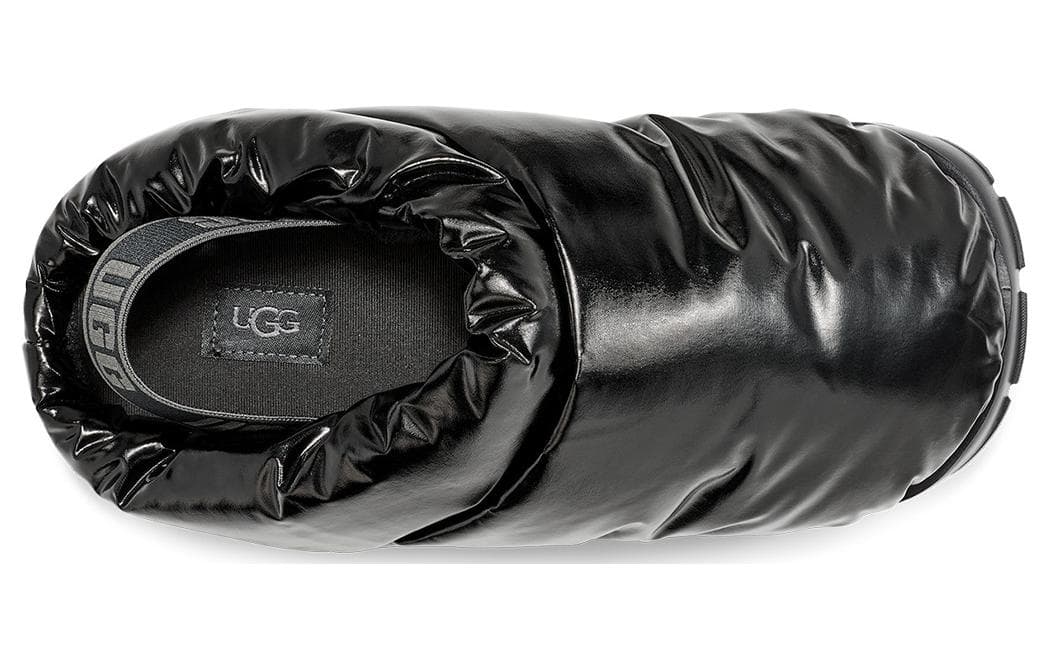 Сандалии UGG Домашние тапочки из ткани женские черные - изображение 4