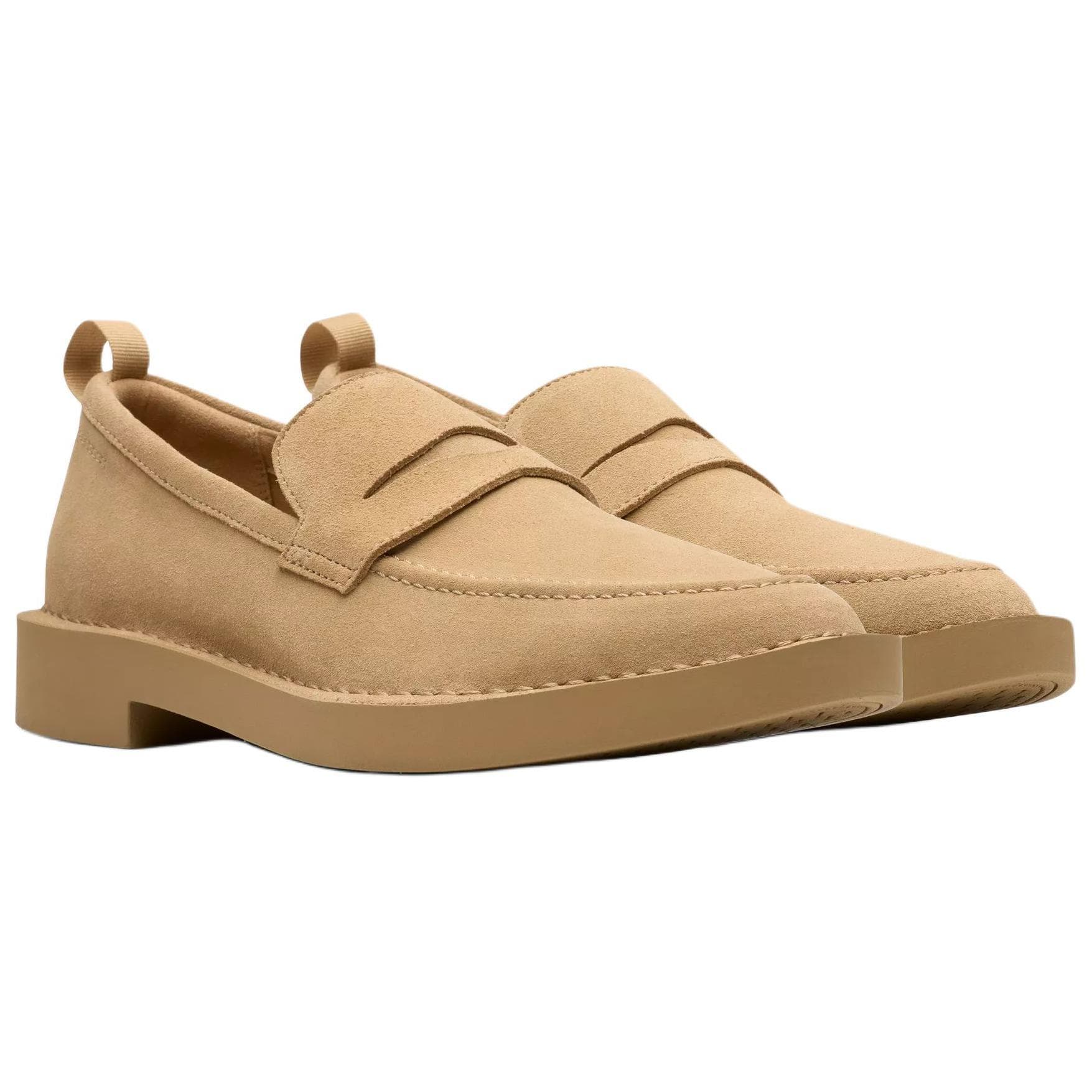 Лоферы Clarks Martock Lo кожаные лоферы мужские коричневые - изображение 3
