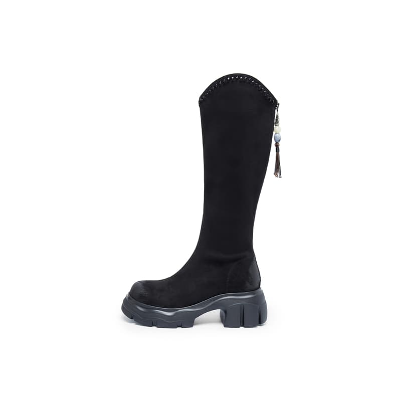 Ботинки ELLE Western Cowboy Boot Over-the-Knee Boots Женские 2025 Женские Ботинки - изображение 1