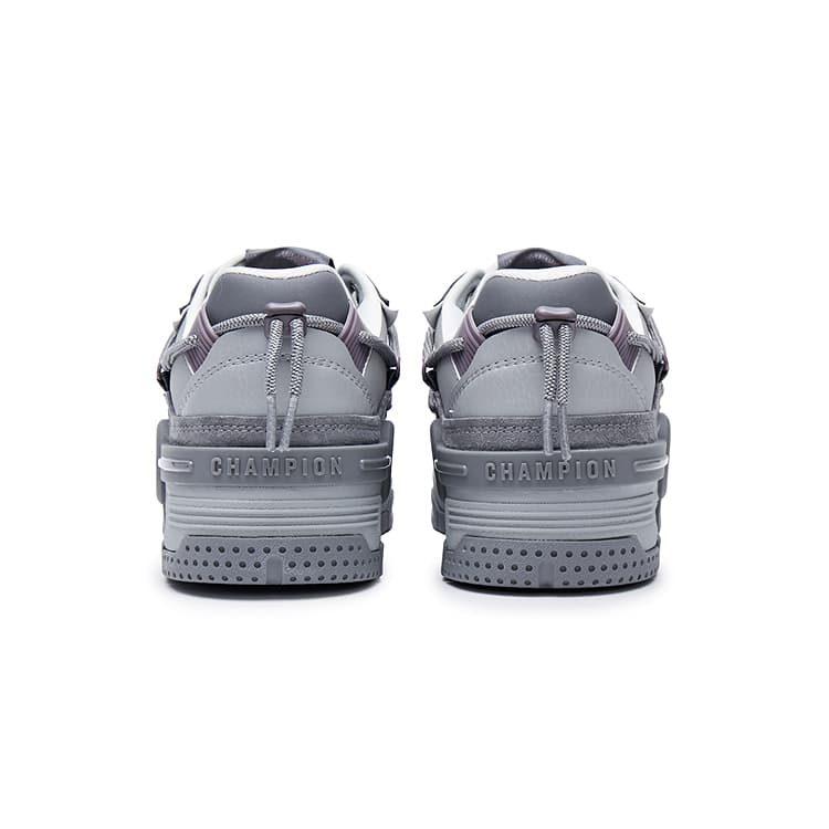 Кроссовки Champion Bumper V1 Sneakers Двойные шнурки Контрастные цвета Повседневные спортивные Лоу-топы Мужские Дымчато-серый - изображение 4