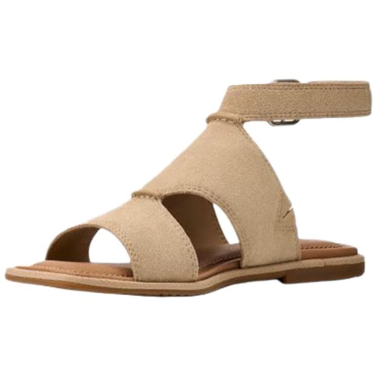 Шлёпанцы UGG Delray one Шнуровые Сандалии Женские Коричневые - изображение 2